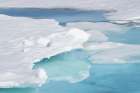 Norway, Svalbard. Pack ice formations. Art Print